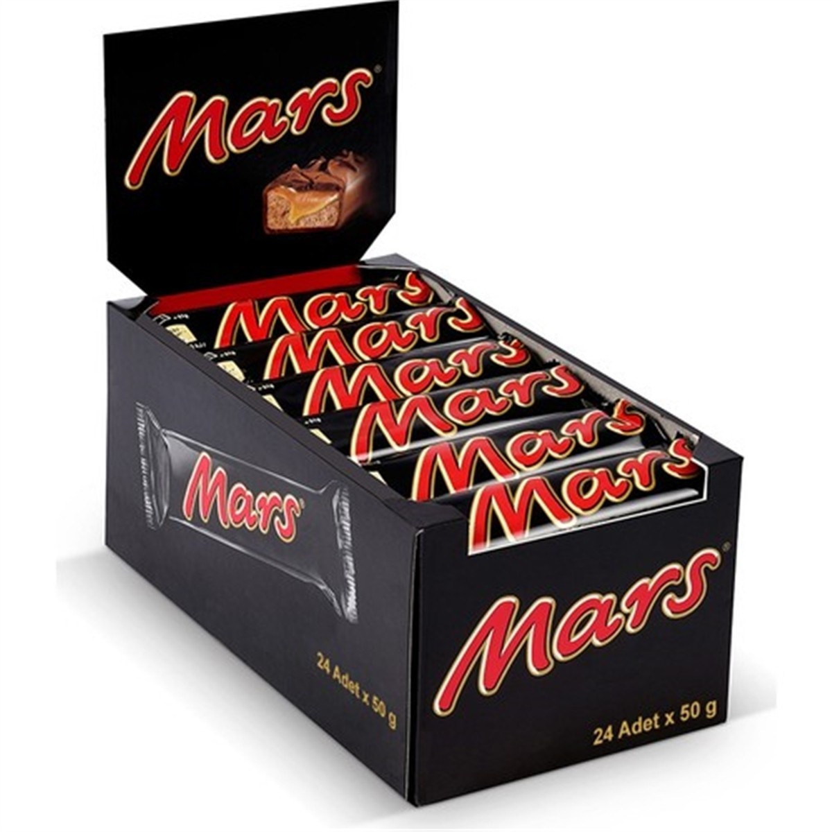 Mars Sütlü Çikolata Kaplı Karamel Ve Nugalı Bar 51 Gr 24 Çikolata  Çikolata Kaplamalı Atıştırmalık Ro-Disa Toptan Perakende Market