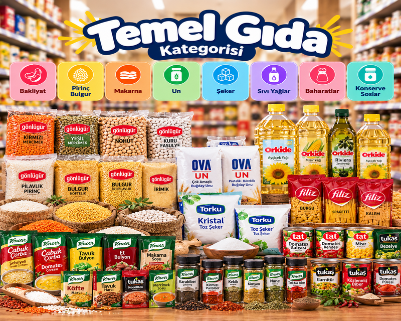 Temel Gıda reyonu