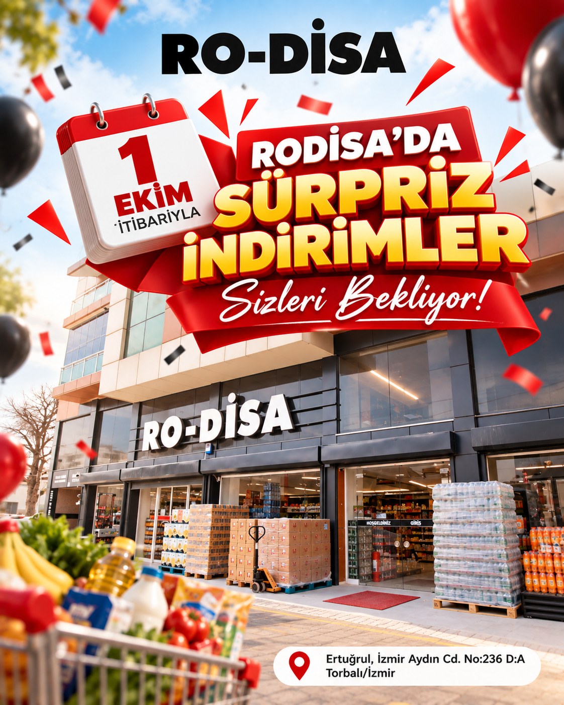1 Ekim itibarıyla Rodisa’da sürpriz indirimler